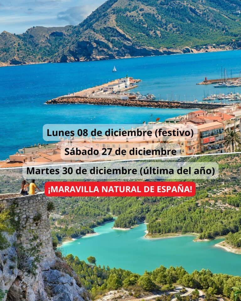 ¡Las mejores excursiones, circuitos y viajes desde Valencia en un mismo lugar!